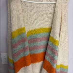 Colorful Striped Women's Sweater